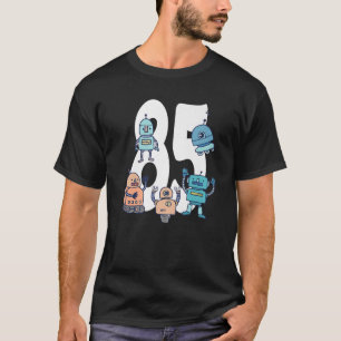 Camiseta Robot 85.ª Robótica de Ciência da Festa de anivers