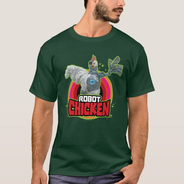 Camiseta Robot Chicken Character Logo (Frente)