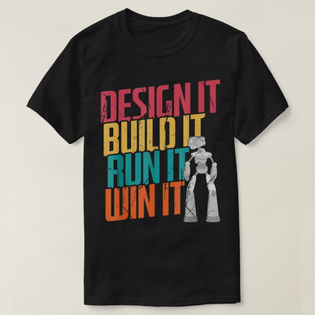 Camiseta Robot Engineer Robotics  (Frente do Design)