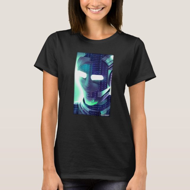 Camiseta Robot Future Technology Science Máquina Sci Fi (Frente)