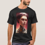 Camiseta Robot Future Technology Science Mulher Retro Vinta<br><div class="desc">Robô Futuro da Ciência da Tecnologia Retro Vintage.</div>