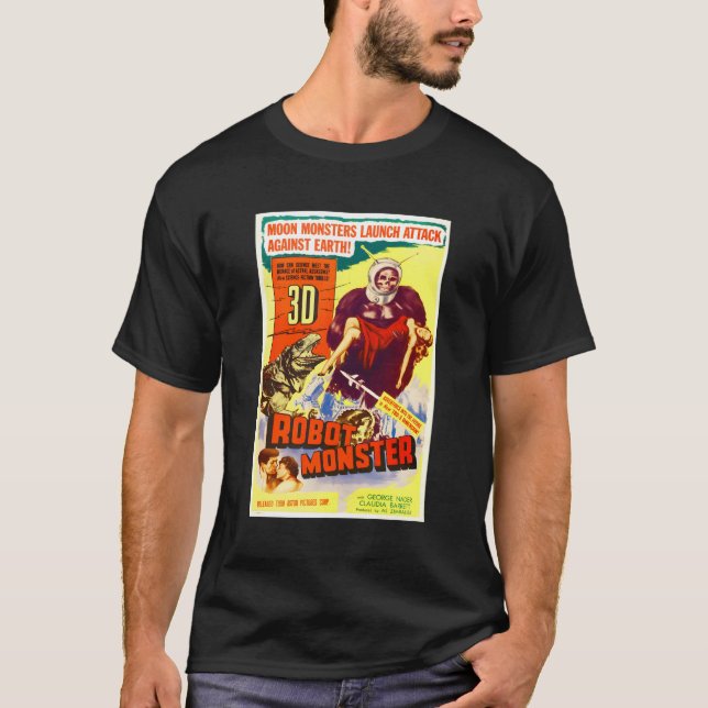 Camiseta Robot Monster Halloween Ficor Ficor Ficha Secundár (Frente)