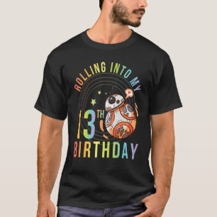 Camiseta Robot Rolling Into My 13th Birthday Happy To Me 13