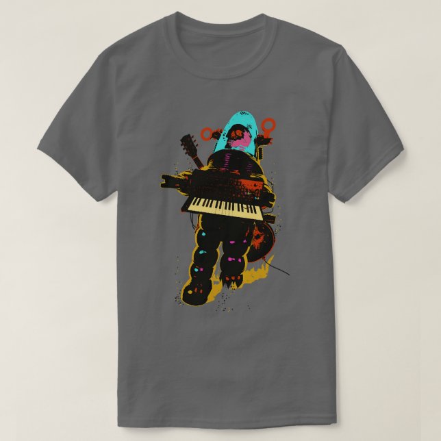 CAMISETA ROBOT SYNTH (Frente do Design)
