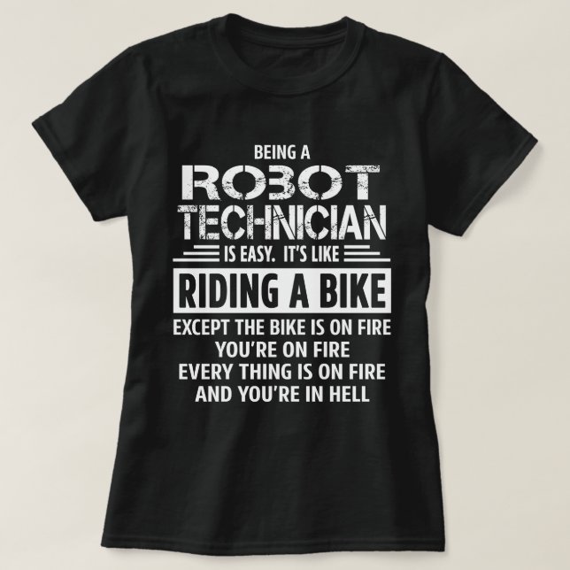 Camiseta Robot Technician (Frente do Design)