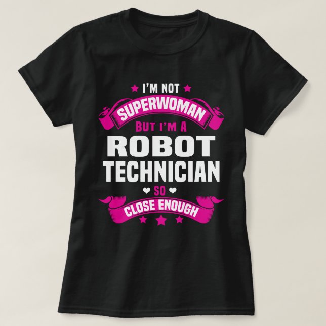 Camiseta Robot Technician (Frente do Design)