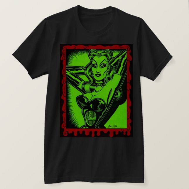 Camiseta Robot Vampire Vixen (Frente do Design)