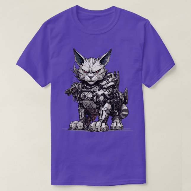 Camiseta Roboter Cat 2 (Frente do Design)