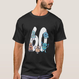 Camiseta Robótica 60ª Festa de aniversário de Ciências 60 a