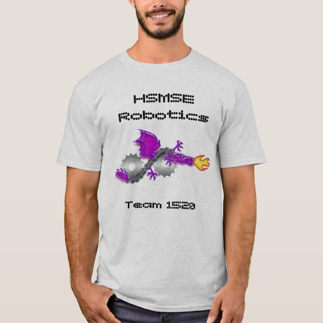 Camiseta Robótica de HSMSE - personalizada (Frente)