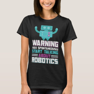 Camiseta Robótica Engenharia Autônoma de Robô AI