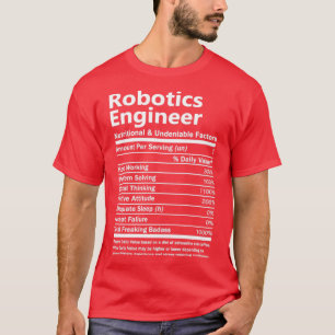 Camiseta Robótica Engenheiro Nutricional E Undeni