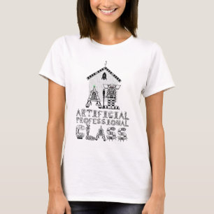 Camiseta Robótica engraçada de classe profissional artifici