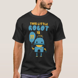 Camiseta Robótica Este pequeno robô tem 11 anos