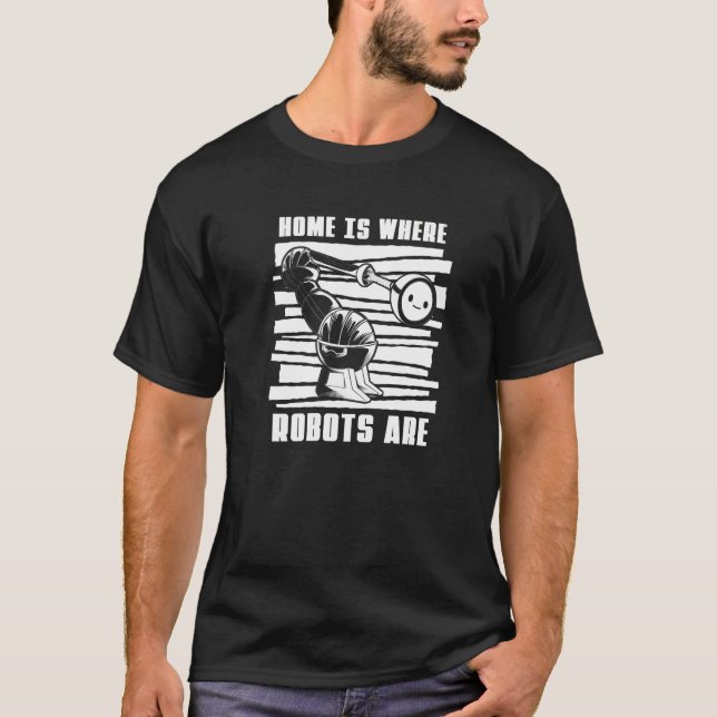 Camiseta Robótica Inteligência Artificial - Ai Robots Premi (Frente)