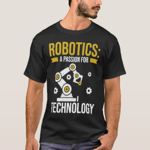 Camiseta Robótica paixão pelo Prog de Engenharia Tecnológic