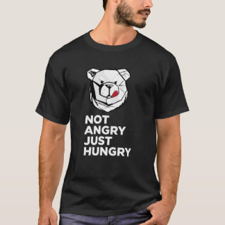 Camiseta ROBUST Não está com raiva, apenas com fome, garoto