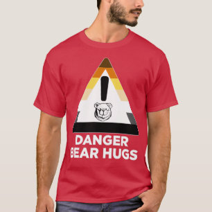 Camiseta Robusto Perigo Urso Abraça Branco