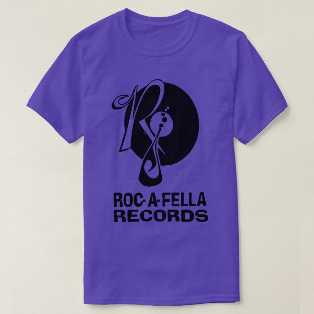 Camiseta RocAFella registra o chapéu (Frente do Design)