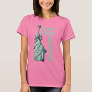 Camiseta ROCHA alta das meninas (escura)