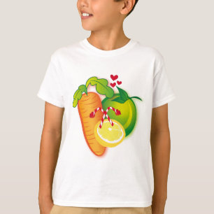 Camiseta Rocha da fruta e dos vegetarianos!
