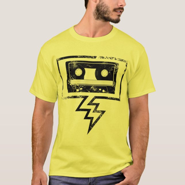 Camiseta Rocha da velha escola para fora (Frente)