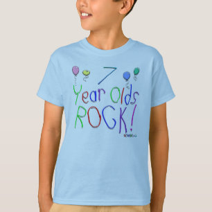 Camiseta Rocha das crianças de 7 anos! T-shirt