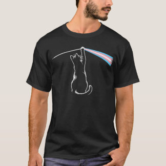 Camiseta Rocha de Gato Música rans Orgulho LGBTransexual Am