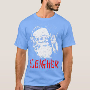 Camiseta Rocha de Natal Metal do Papai Noel mais elegante n