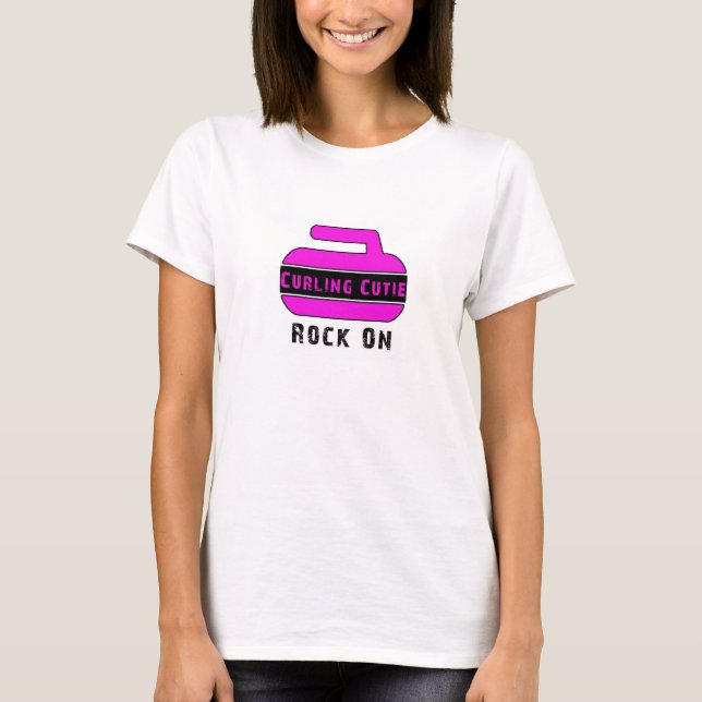 Camiseta Rocha de ondulação no t-shirt básico (Frente)