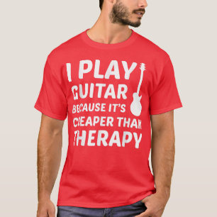 Camiseta Rocha de Tremor Engraçado e Violão Musical de Meta