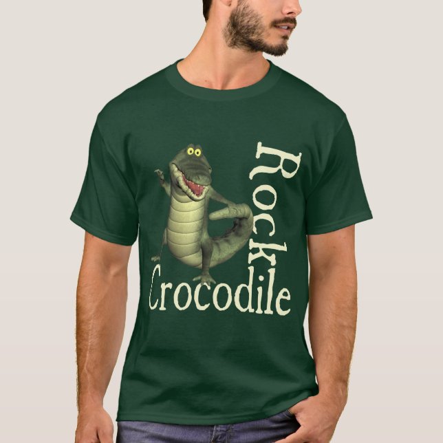 Camiseta Rocha do crocodilo (Frente)