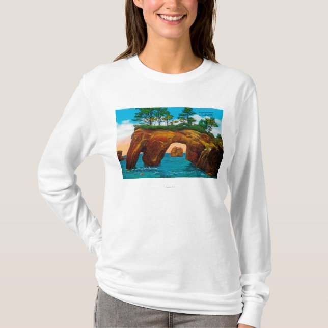 Camiseta Rocha do elefante na costa de Washington (Frente)