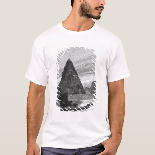 Camiseta Rocha do órfão pequeno no Rio Yangtzé (Frente)