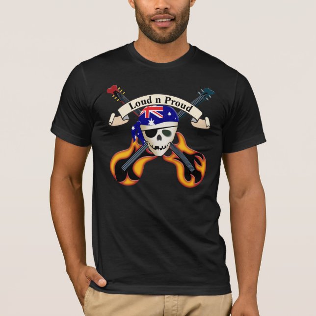 Camiseta Rocha do pirata (australiana) (Frente)