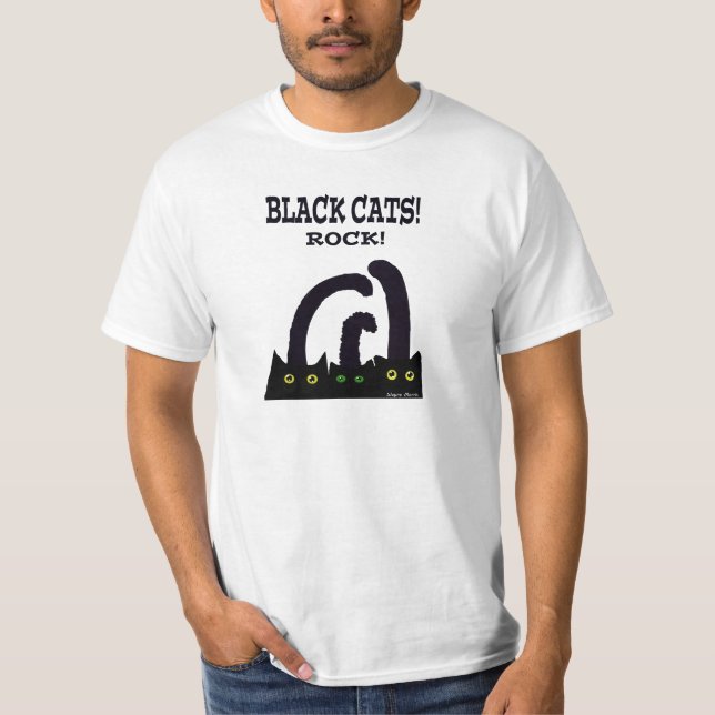 Camiseta Rocha dos gatos pretos (Frente)