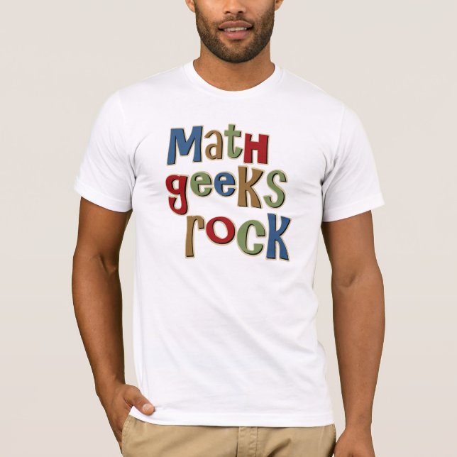 Camiseta Rocha dos geeks da matemática (Frente)