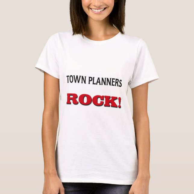 Camiseta Rocha dos planejadores da cidade (Frente)