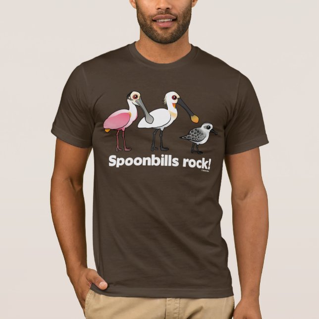 Camiseta Rocha dos Spoonbills! (Frente)