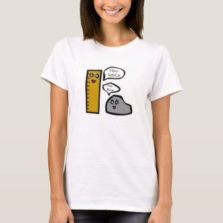 Camiseta Rocha e régua