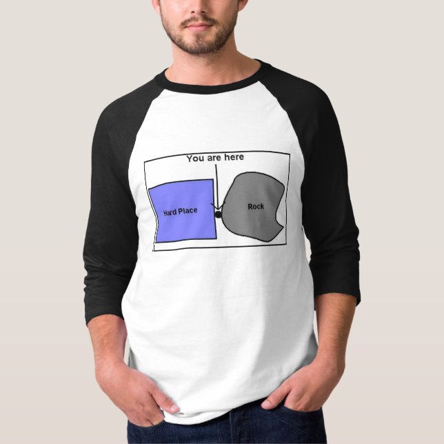 Camiseta Rocha e um lugar duro (Frente)