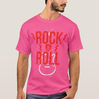 Camiseta Rocha E Violão Em Forma De Rolo