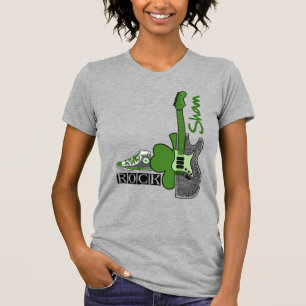 Camiseta Rocha engodo. T-shirt do dia de St Patrick