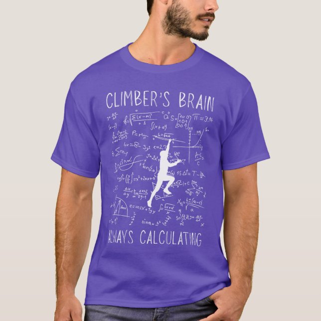 Camiseta Rocha engraçada de escalada Bouldering retrô (Frente)