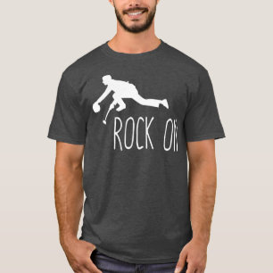 Camiseta Rocha Engraçada No Legal Presente De Curler