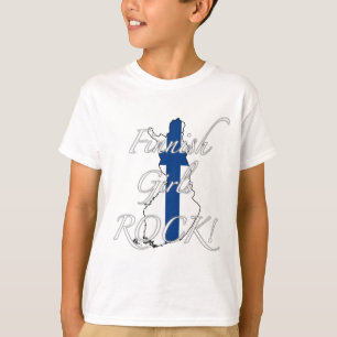 Camiseta Rocha finlandesa das meninas!