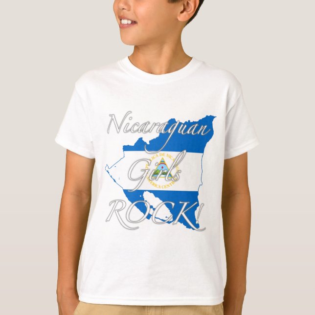 Camiseta Rocha nicaraguense das meninas! (Frente)
