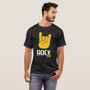 Camiseta Rocha no t-shirt do balancim com símbolo dos