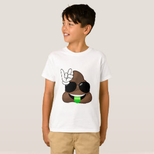 Camiseta Rocha no tombadilho de Emoji