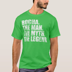 Camiseta Rocha Nome da família Rocha sobrenome Rocha Surna